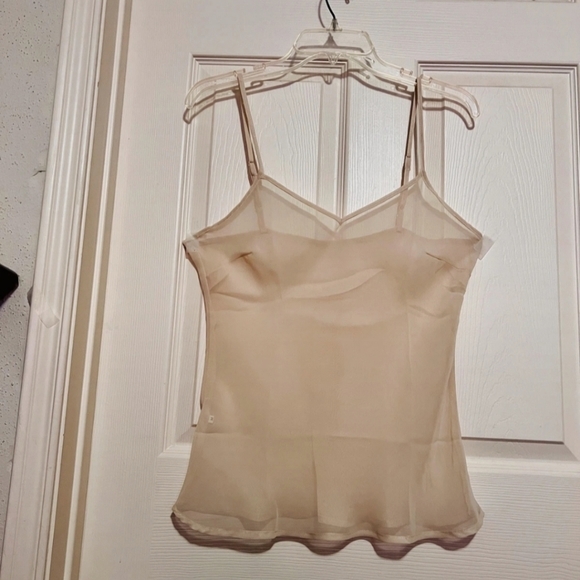 COPY - Daniel Rainn sz M Cream Colored 2 pc Babydoll Shirt Set - Picture 4 of 5